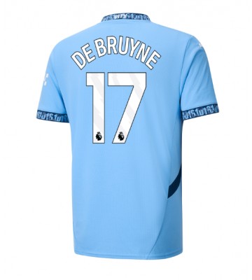 Manchester City Kevin De Bruyne #17 Replika Hjemmebanetrøje 2024-25 Kortærmet
